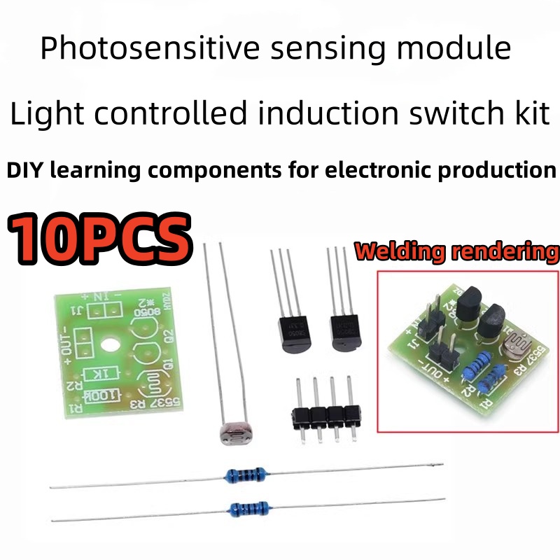 Diy Electronics Learning Kit - Módulo Sensível à Luz, Kit Switch