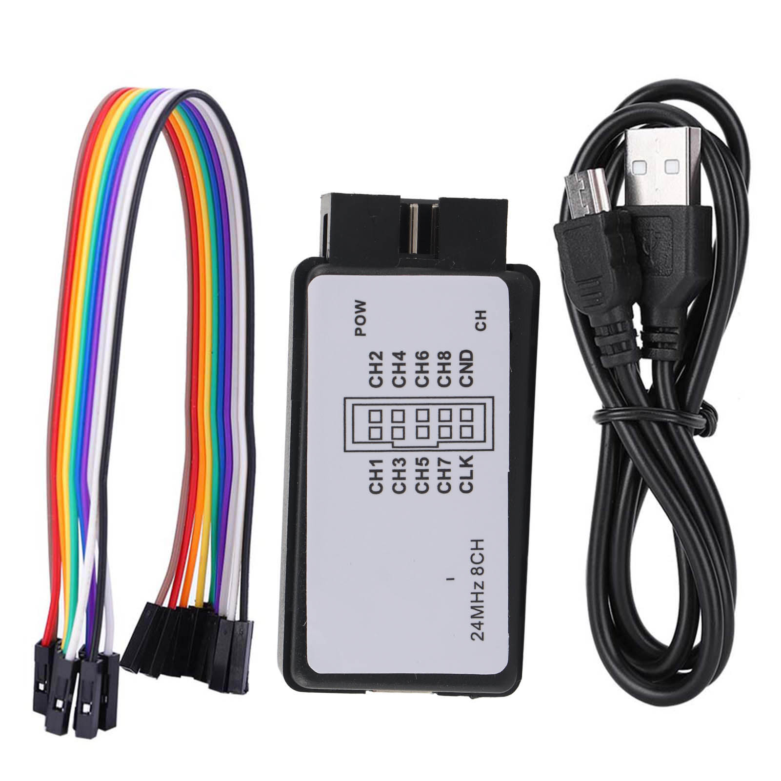 Logic Analyzer Usb - Analisador Lógico 24MHz, Dispositivo Analisador Lógico