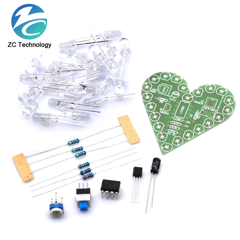 Diy Electronics Learning Kit - Diy kit de respiração da forma