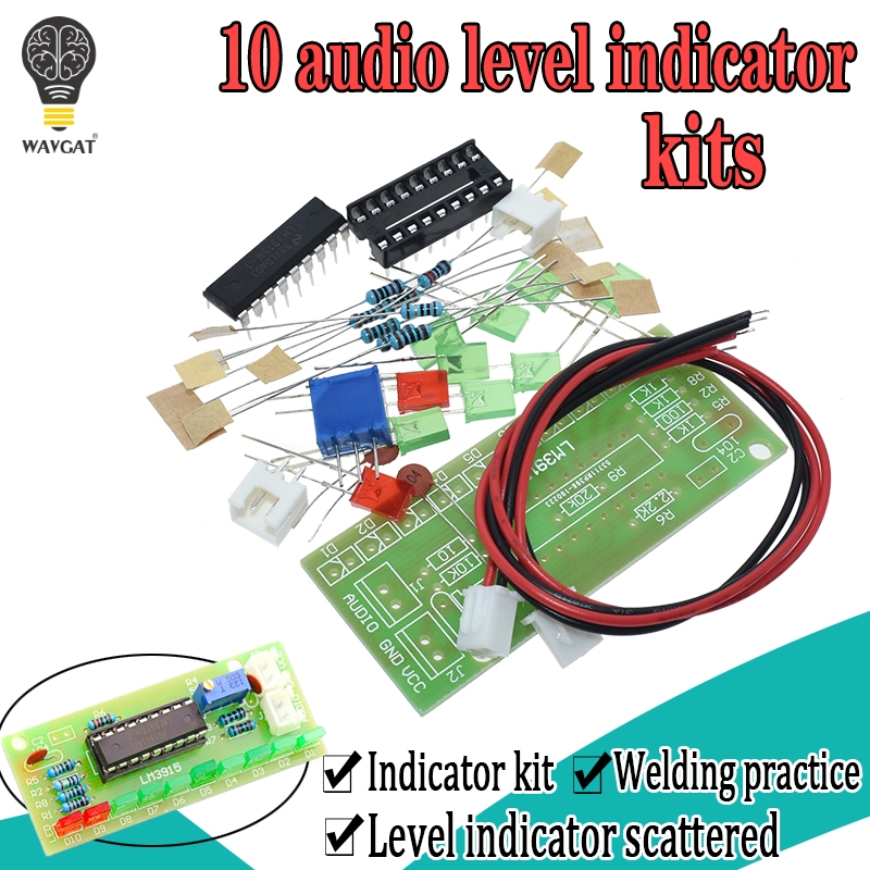 Diy Audio Electronics Kit - Analisador de nível de áudio de