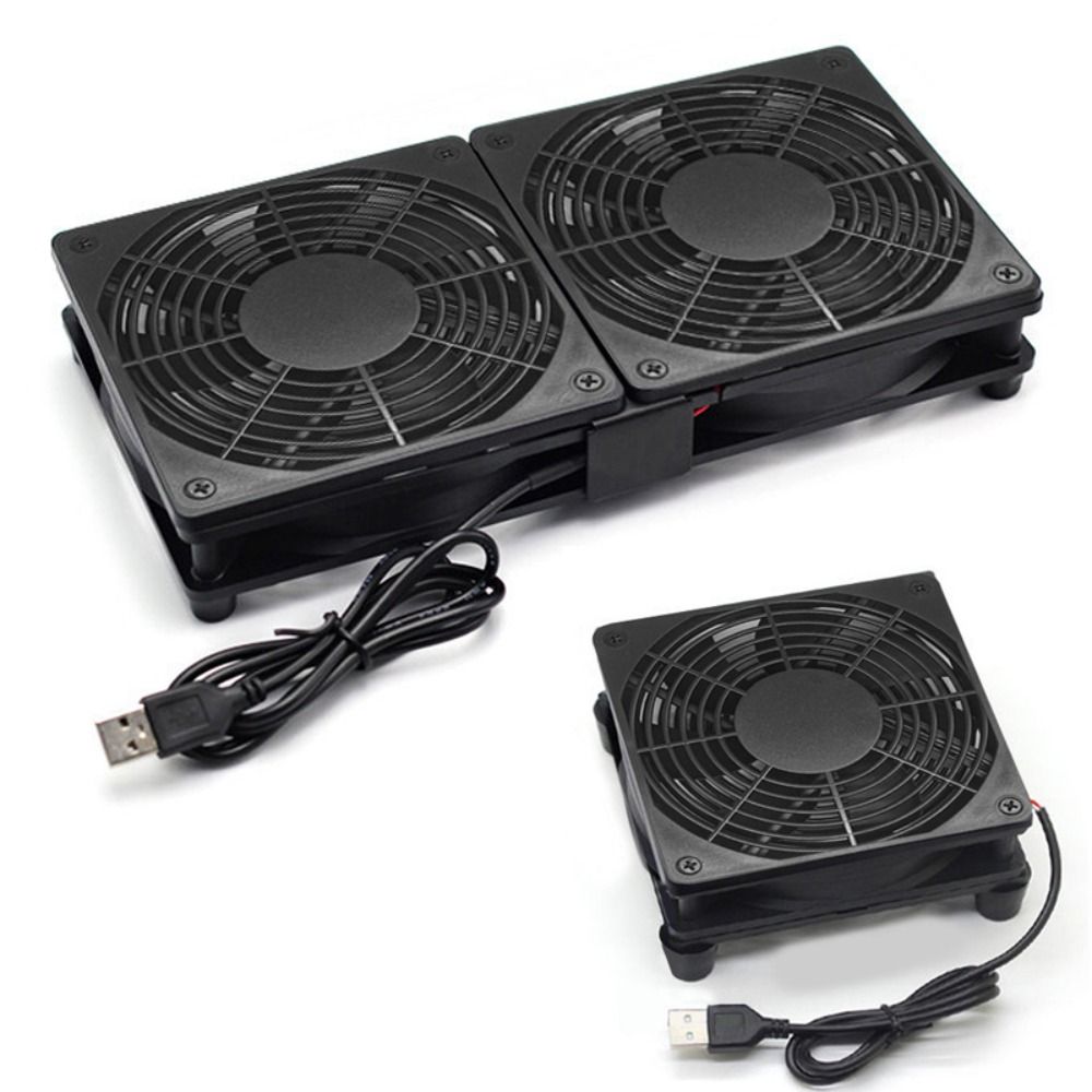 Diy Electronics Cabinet - Ventilador Eletrônico USB com Dupla Ventilação