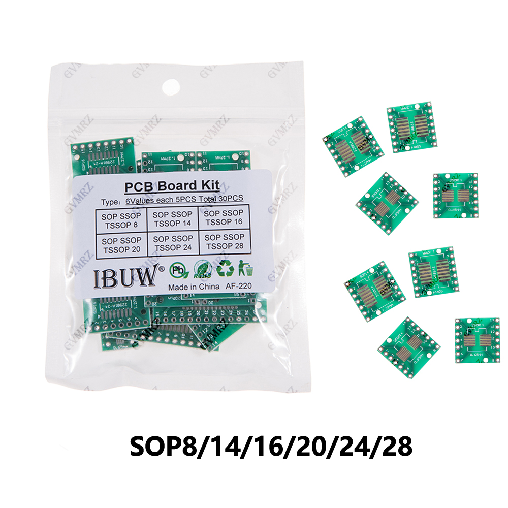 Diy Electronics Project Kit - Kit de Placas Adaptadoras PCB SOP