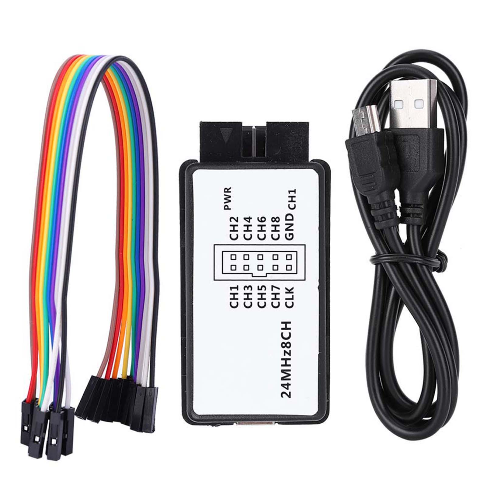 Analisador Lógico 24MHz, Dispo - Logic Analyzer Usb avaliação e preço