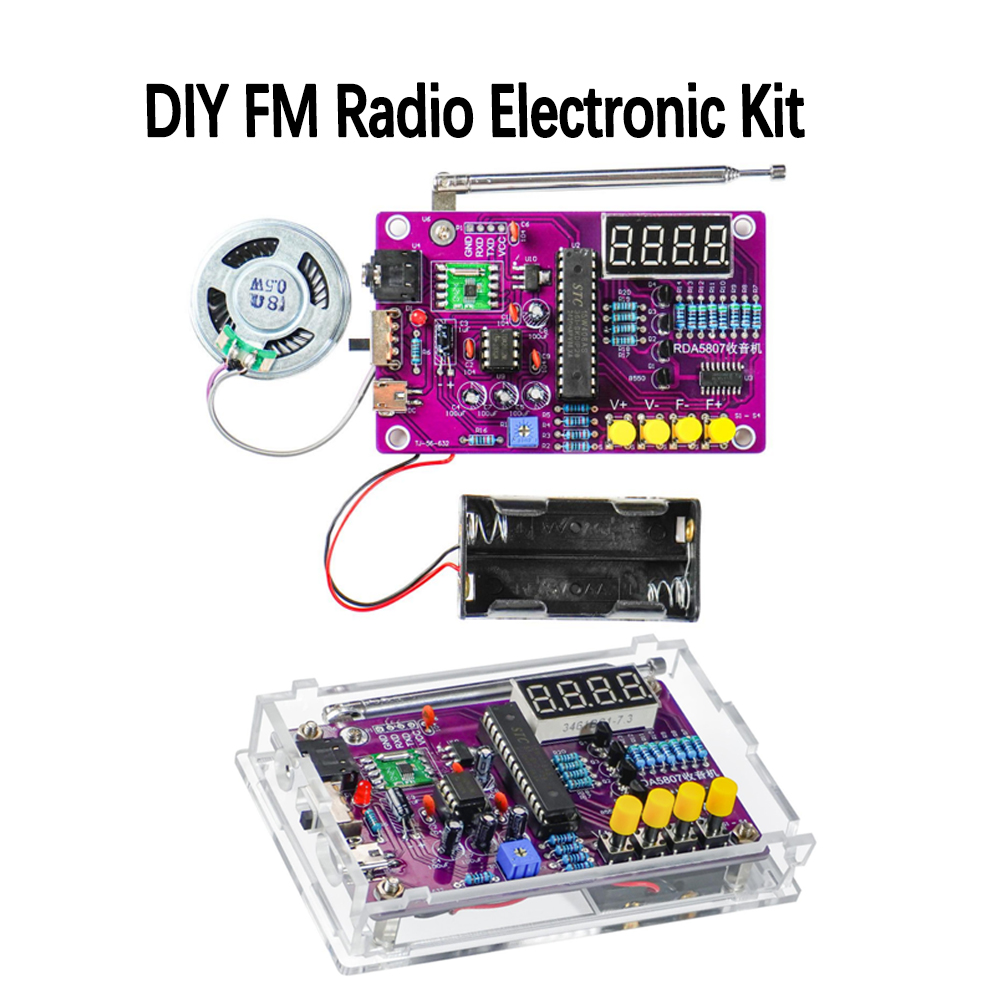 Kit Eletrônico DIY de Rádio FM - Diy Electronics Project Kit avaliação e preço