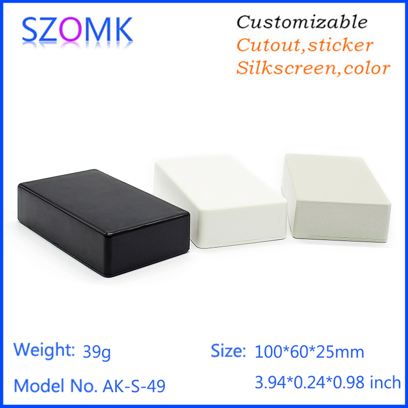 4 peças 100*60*25mm plástico i - Diy Electronics Cabinet avaliação e preço