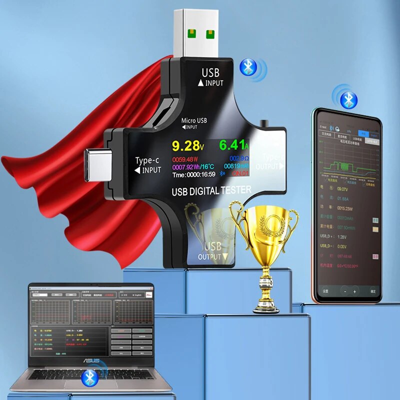Testador usb dc tipo-c pd volt - Logic Analyzer Usb avaliação e preço