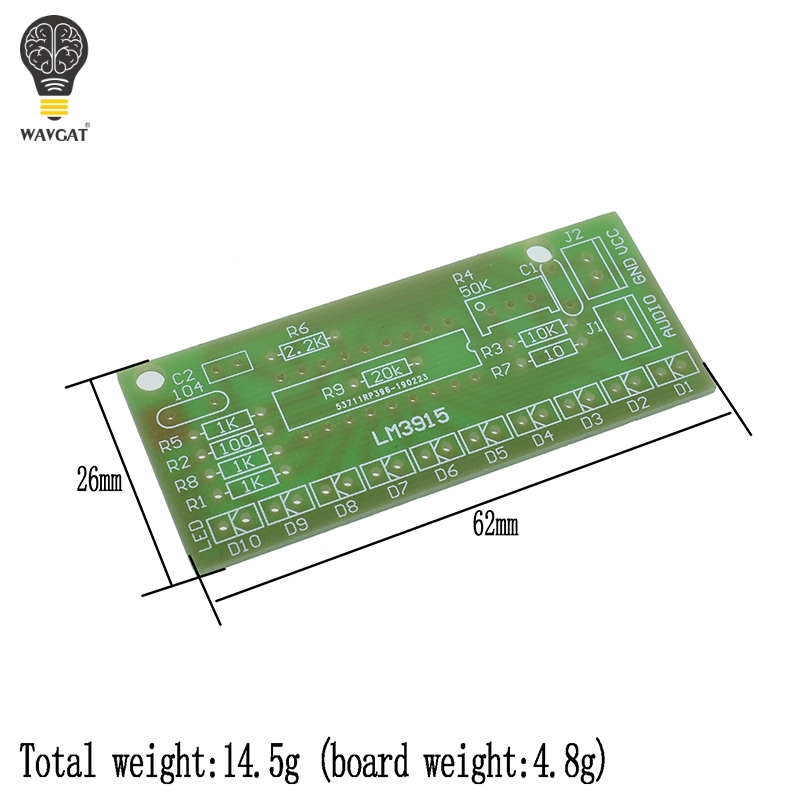 Analisador de nível de áudio d - Diy Audio Electronics Kit avaliação e preço