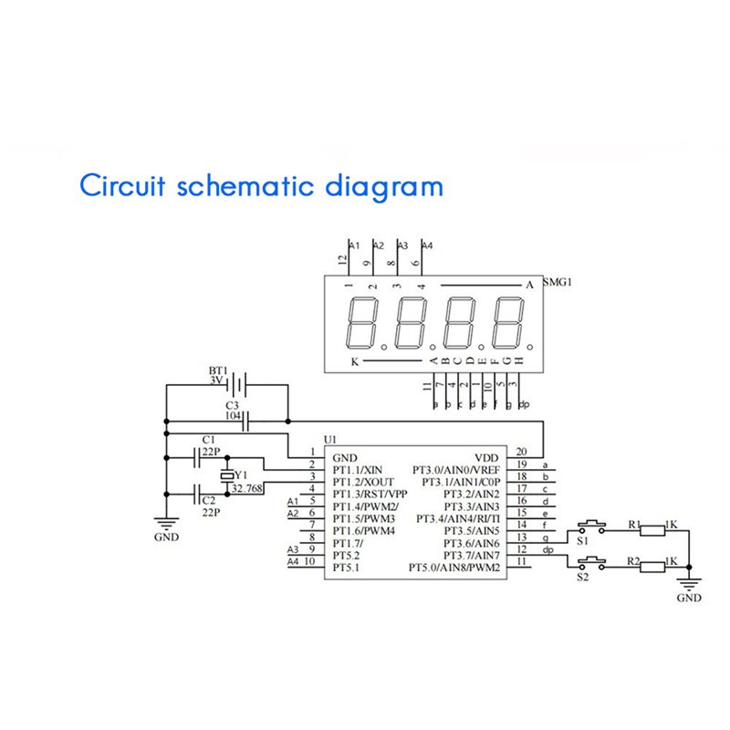 Kit Eletrônico DIY de Relógio  - Diy Electronics Project Kit avaliação e preço
